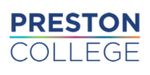 Preston College's logo takes you to their list of jobs