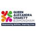 Queen Alexandra Charity's logo takes you to their list of jobs