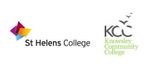 St Helens College and Knowsley Community College's logo takes you to their list of jobs